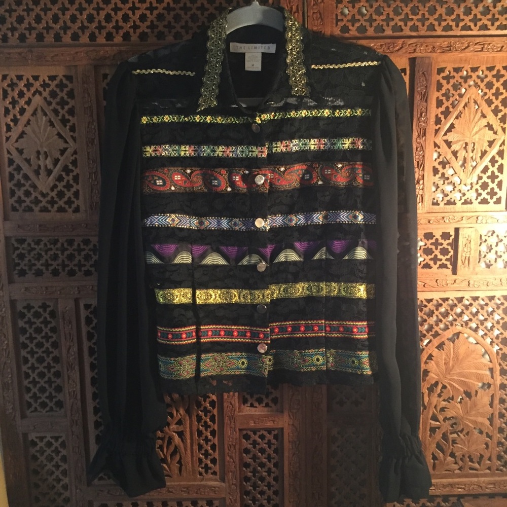 The Limited Ribbons and Lace Tops